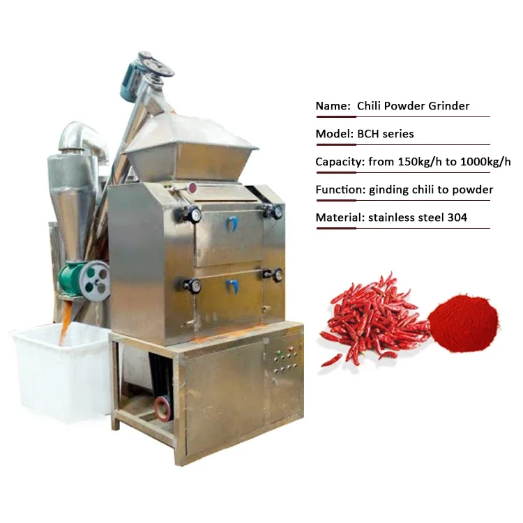 Fabricación en China, máquina rectificadora de polvos de chile, máquina pulverizadora de chili, precios de máquinas de polvo de chile
