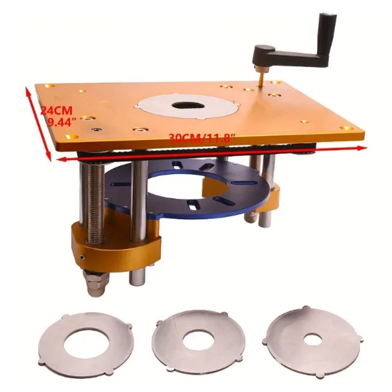Woodworking Flip-chip Table Synchronous Lifting Flip-chip Bakelite Milling and Trimming Machine Machine Solid Wood Processing