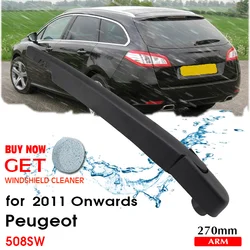 BROSHOO Car Rear Wiper Blade Blades Back Windscreen Wiper Arm For Peugeot 508SW Hatchback (2011 Onwards) 270mm Auto Styling