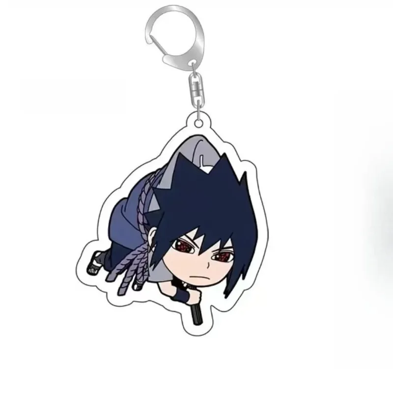Naruto Schlüsselanhänger Uchiha Sasuke und Uchiha Itachi Neues Kreatives Cartoon-Design Niedlich Einfach und Exquisit Tragbarer Taschenanhänger für Schüler Geschenk – Detail 5
