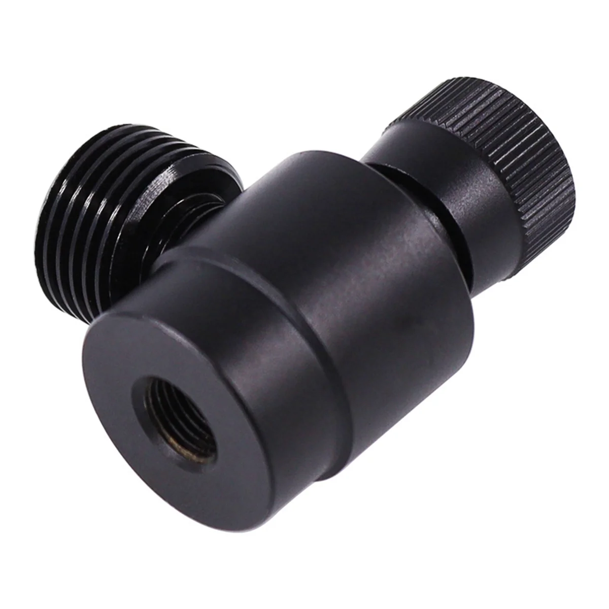 Zapasowy Adapter cylindra CO2, samodzielnie wykonany Regulator butla gazowa M10X1 do W21.8-14 adaptera do argonu, CO2, gazu mieszanego, czarny