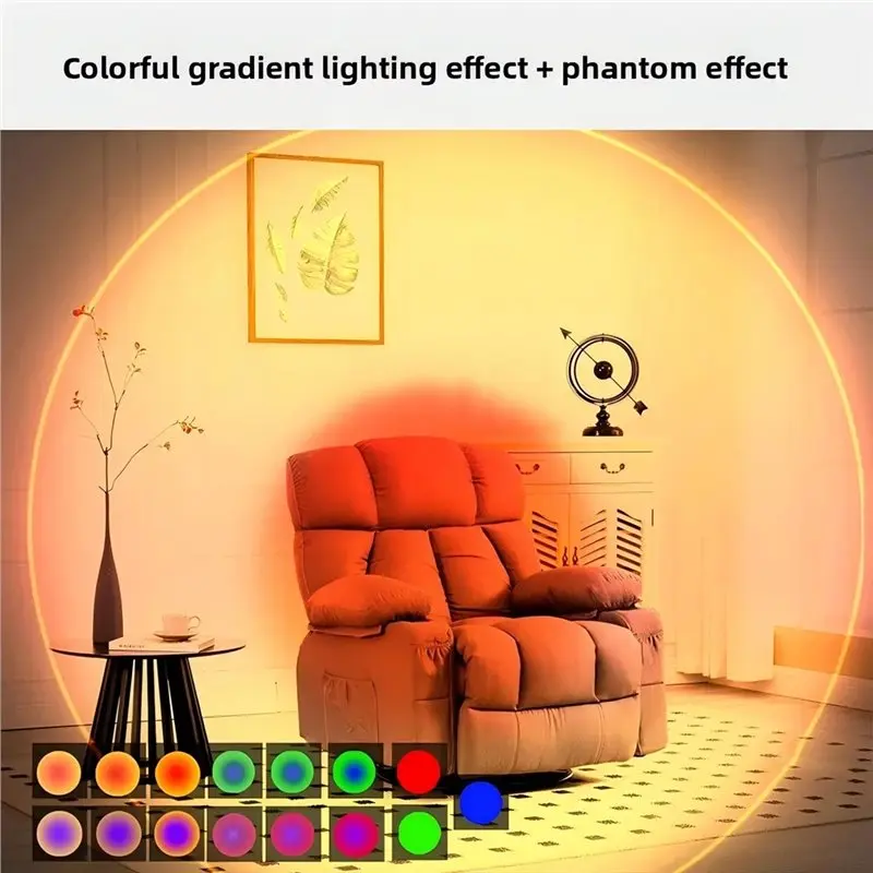 【COMELY】Dual Head Motion Sensor Wall Light 2 Pack, Smart Cat Eye Auto On/Off, 16 Colors, Range For Bedroom Hallway Stairs
