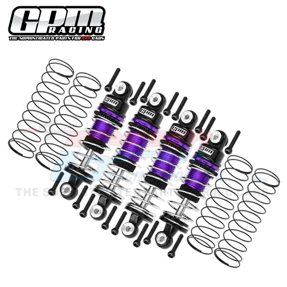 GPM for LOSI 1/24 Micro-B 2WD Buggy RTR LOS00007 Upgrade Accessories Metal Aluminum Alloy Front Rear Shock Absorber LOS-1765