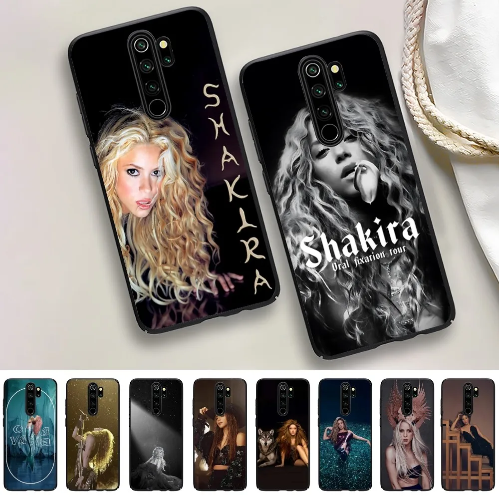 

Singer Famous S-Shakira Phone Case For Redmi 5 6 7 8 9 10 Plus Pro 6 7 8 9 A GO K20 K30 K40 Pro Plus F3 Fundas