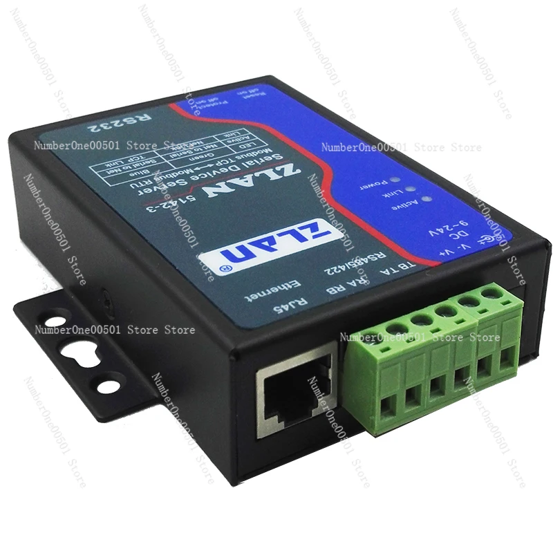 Modbus gateway, serial server, RS232/485/422 converter, TCP/IP converter, ZLAN5142