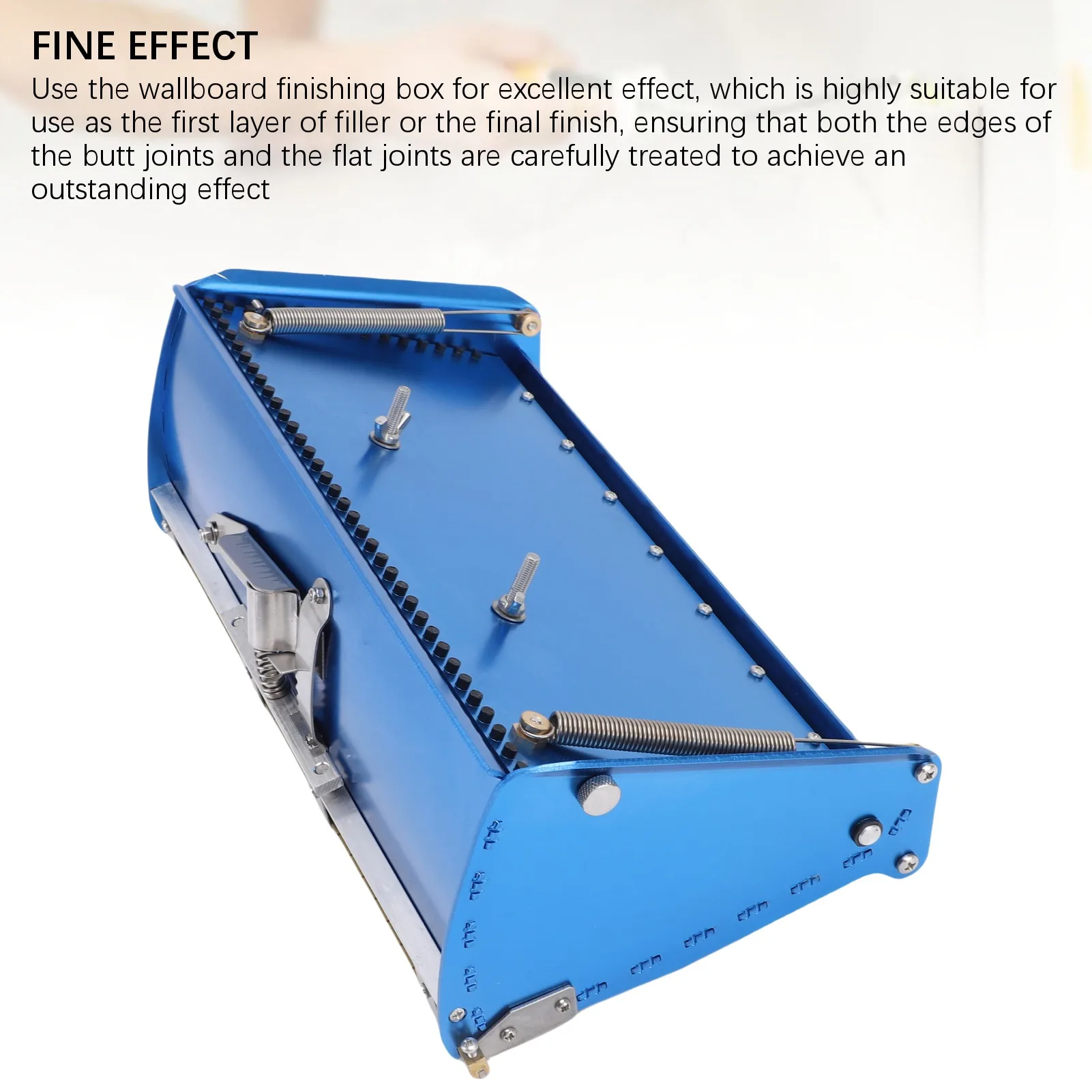 صندوق تشطيب مسطح 12 بوصة أداة تجصيص الألواح الجدارية لأداة تشطيب طلاء الجدران المنزلية #4