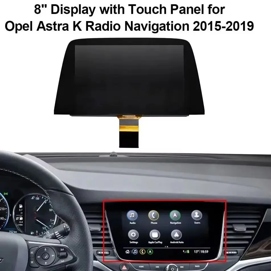 Display mit Touchscreen für Opel Astra K und Buick Verano Radio-Navigation (Für: Buick Verano) – Detail 5