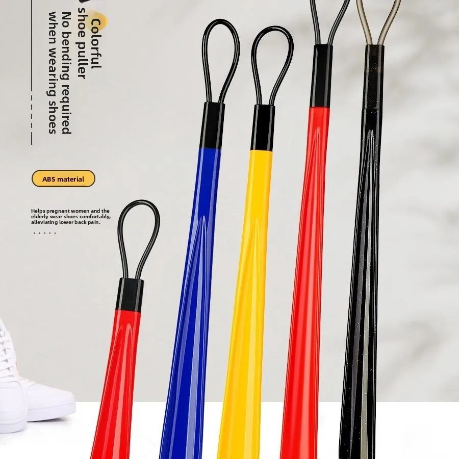 

Plastic Long Handle Shoe Horn Home Use High End Shoe Insertor Ultra Long Handle Slip on Helper Footwear Accessory