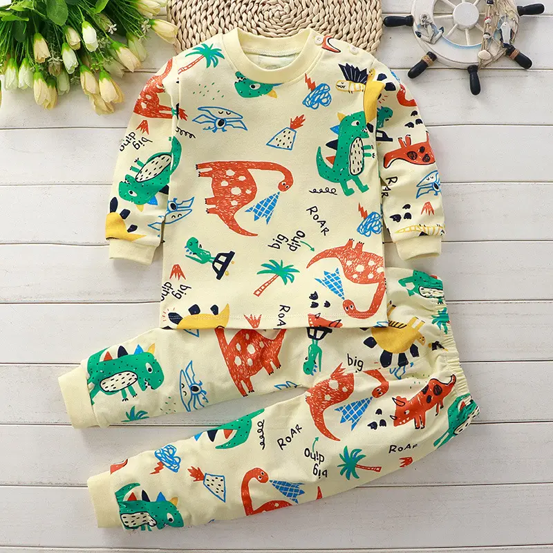 Kids Clothes Children Sets Children's Clothing Boys Girls CottonAutumn winter Clothing Pants Sleepwear Underwear Christmas Gift - Image 12