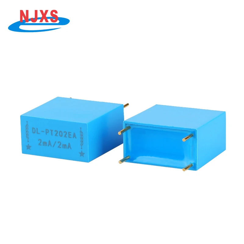 Micro Precision Voltage Transformer 2mA 2mA Maximum Input 0~8mA AC PCB Circuit Board Pin Transformer DL-PT202EA 1000/1000 Sensor