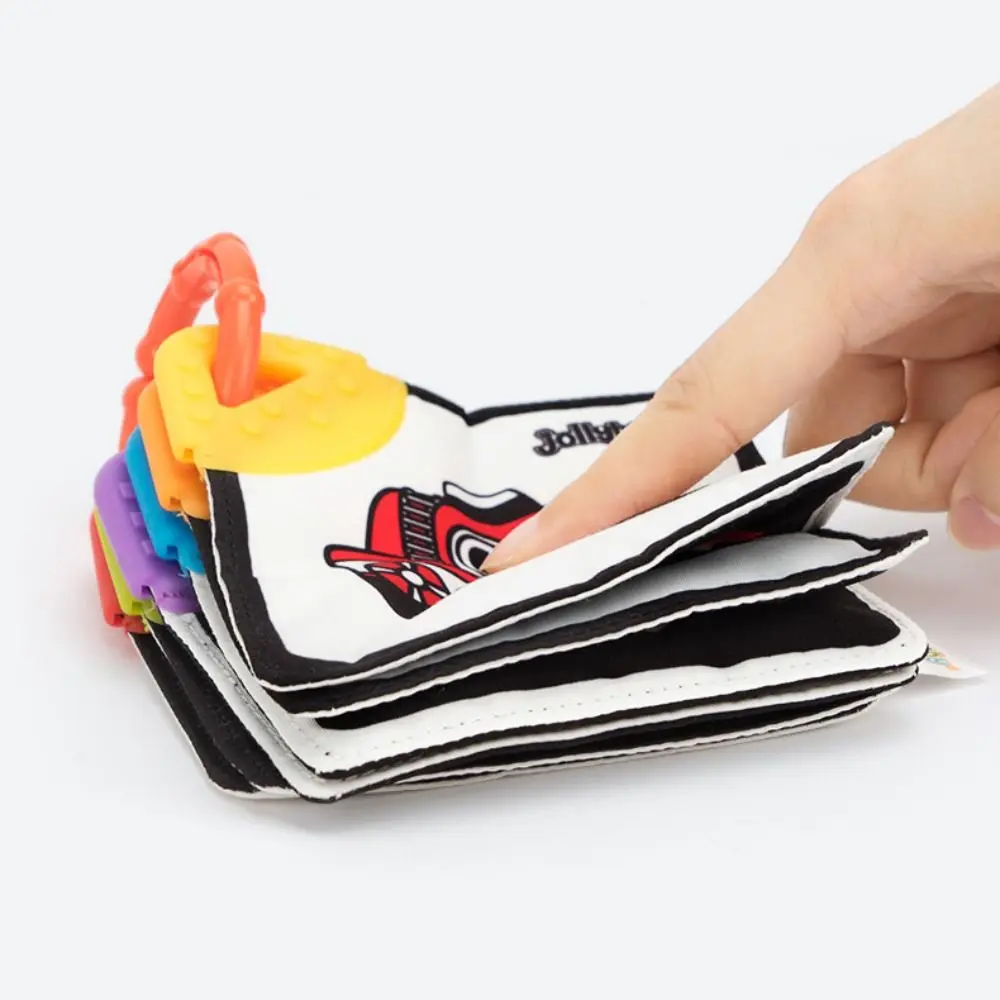 Cloth Baby Soft Cloth Book Tearproof Educational 3D Baby Cloth Book Sensory Animal Cognitive Kids Crinkle Book Kids Infants