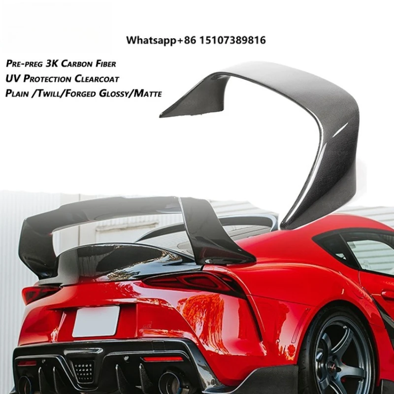 Dry Carbon Fiber MB Style Rear Trunk Spoiler Wing 2019-2025 for Supra A90 A91 MK5 Body Parts