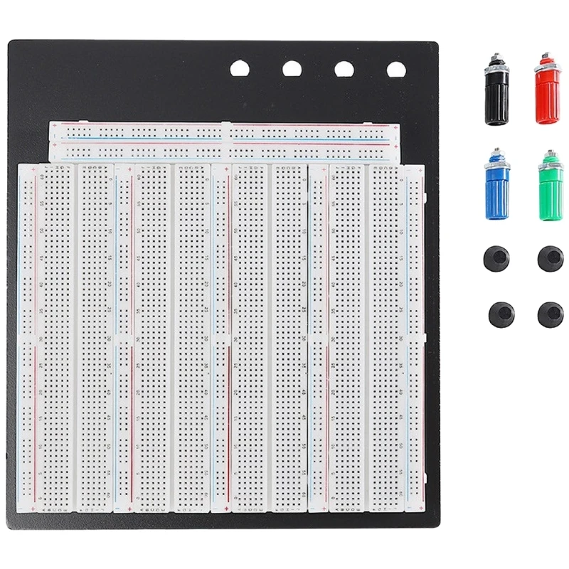 3220 Point Solderless Breadboard With Aluminum Base Plate For Experimentation