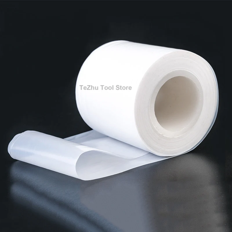 High Strength White PTFE Film Thickness 0.03/0.05/0.08/0.1/0.2mm PTFE Sheet Strip Wear Resistance