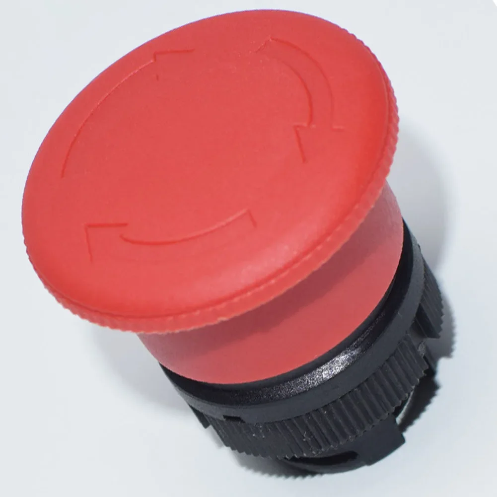 Industrial Red 22mm Push Button Switch XB2-ES542 Exigent Stop With Twist Release 1NC 600V 10A For Marine Equipment