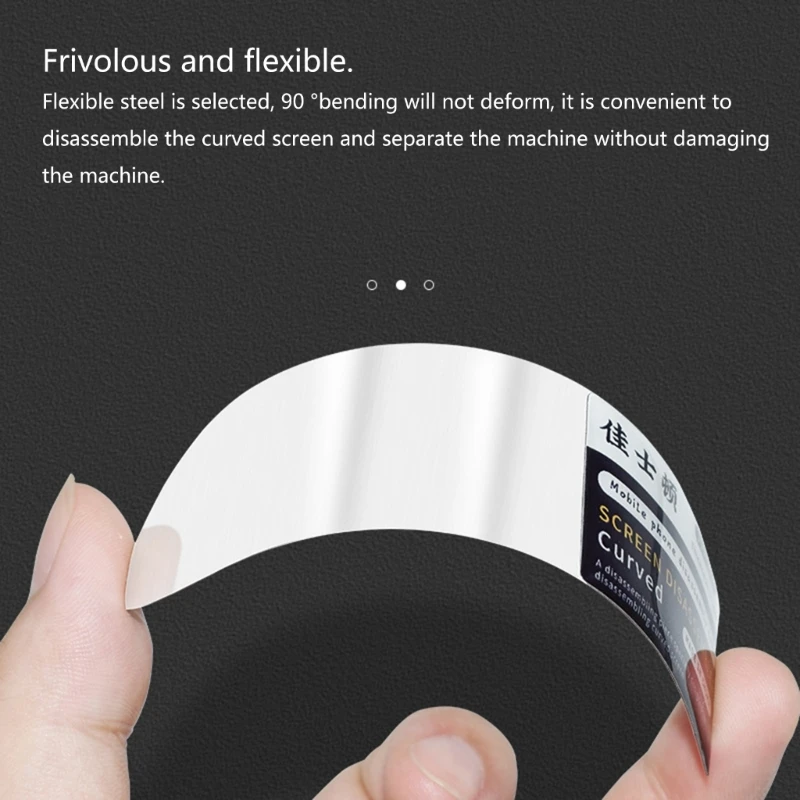 Curved LCD Screen Spudger Universal Cellphone Opening Pry Card Tools Thin Flexible Disassembling Card Opening Tool