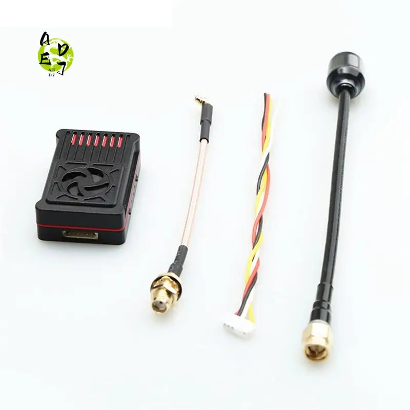 

AED7-5.8G 4W VTX 56CH High Power FPV Video Transmitter MMCX With 5.8G Antenna For RC FPV Long Range Fixed-Wing Drones