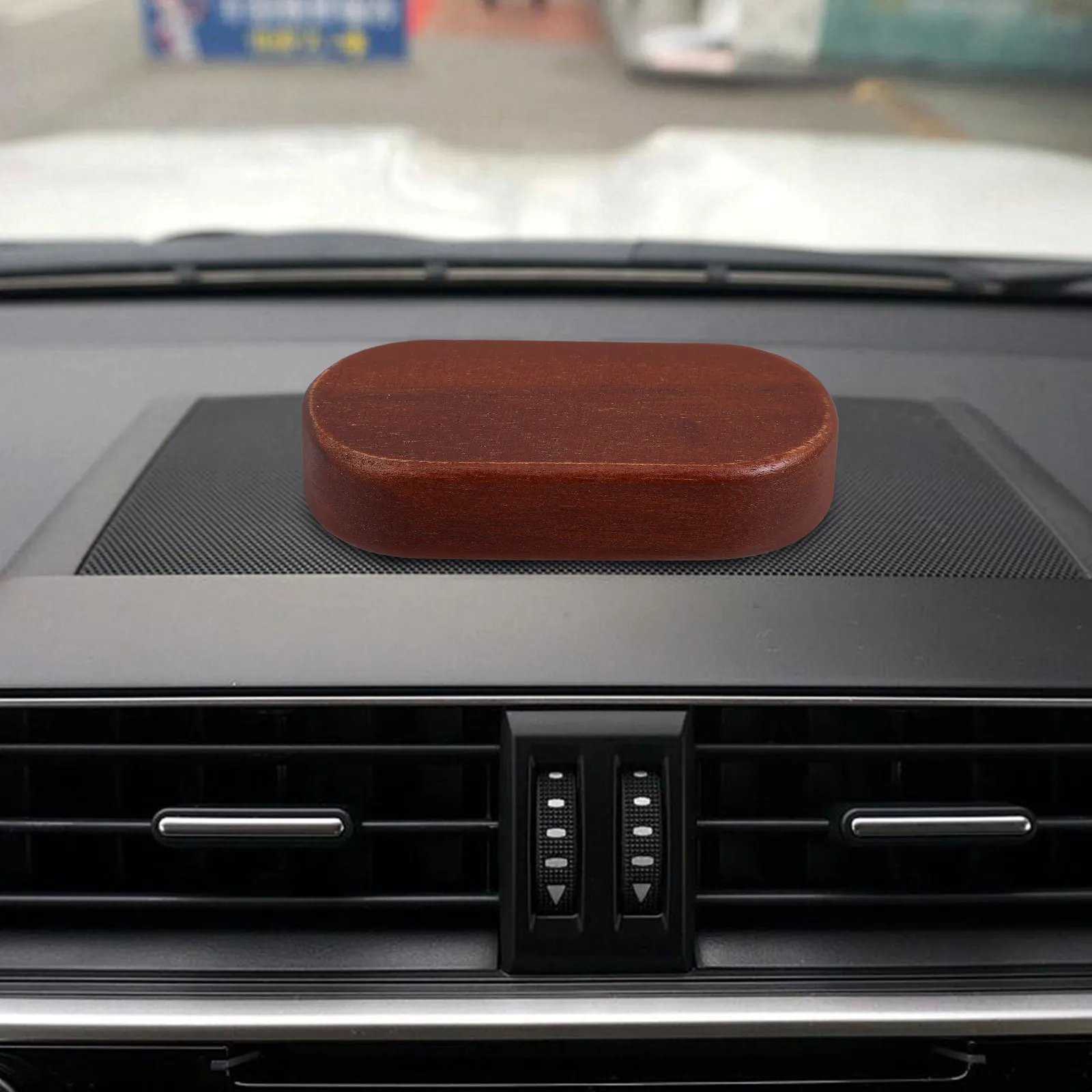 

2Pcs Black Walnut Wood Oval Display Bases Natural Carving Wooden Blocks Unfinished Craft Shapes for Woodworking Carving Projects
