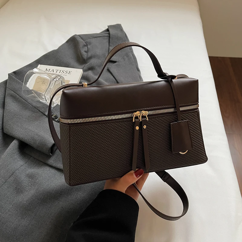 

Elegant Ladies Shoulder Bag From Genuine Leather Popular Classic Luxury Brand By Famous Designer Chic And Functional