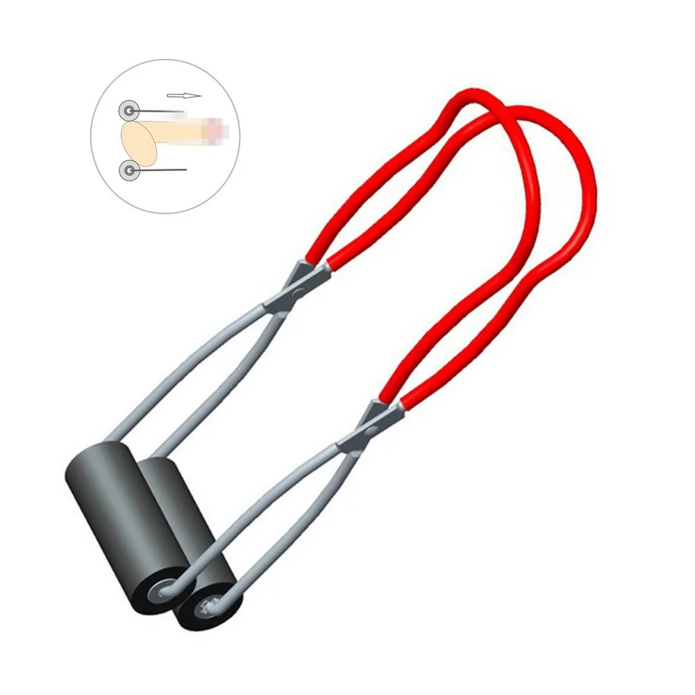 Male Rolling Stretch Penis Massage Clamp  masturbator Wholesale Effective Jelqing Penis Enlargement Device