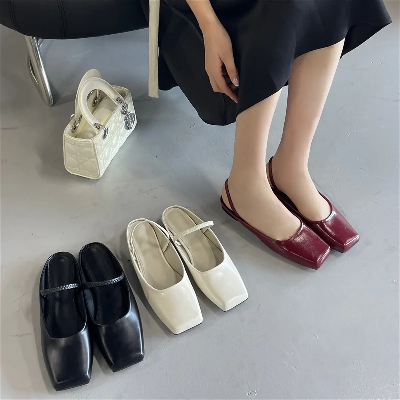 

Bailamos 2025 New Brand Women Slipper Fashion Slip On Mules Shoes Ladies Soft Flat Heel Outdoor Casual Vacation Sandals Mujer