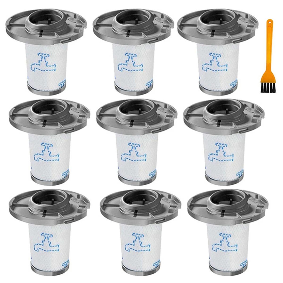 Rowenta X-Force Flex 8.60 X-Pert 6.60 세척 가능 필터, 무선 진공 청소기 부착 교체 HEPA