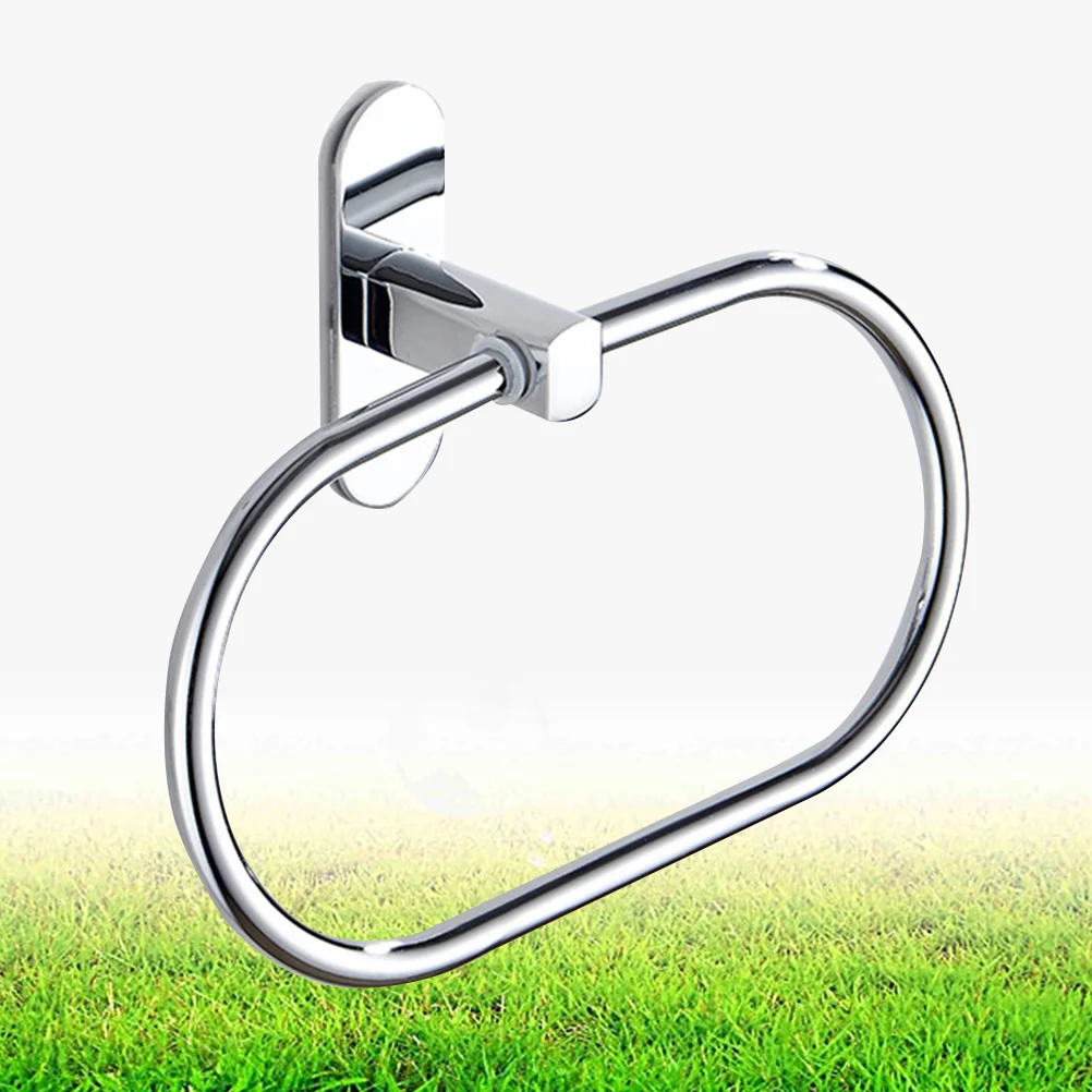 لكمة الحرة منشفة رف الحمام غير قابل للصدأ مقاوم للماء حامل واحد الحائط الحديثة الفولاذ المقاوم للصدأ منشفة بار للمطبخ المنزل