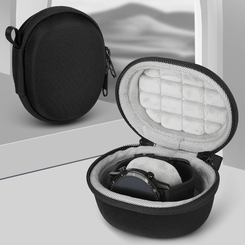 EVA Portable Protective Bag Hard Carrying Case Protective Storage Case for Galaxy Watch5/Watch 4 Classic for Haylou RS4 Plus/GST