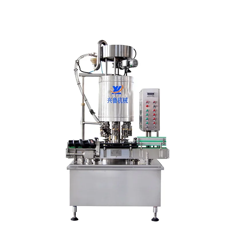 

Automatic Baijiu oral liquid, aluminum-plastic spinning, cover sealing machine, can capping machine, red wine, plugging