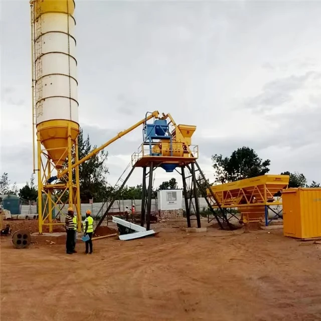 Concrete Batching Plant Intelligent Control Automatic Feeding Concrete Batching Mixing Plant