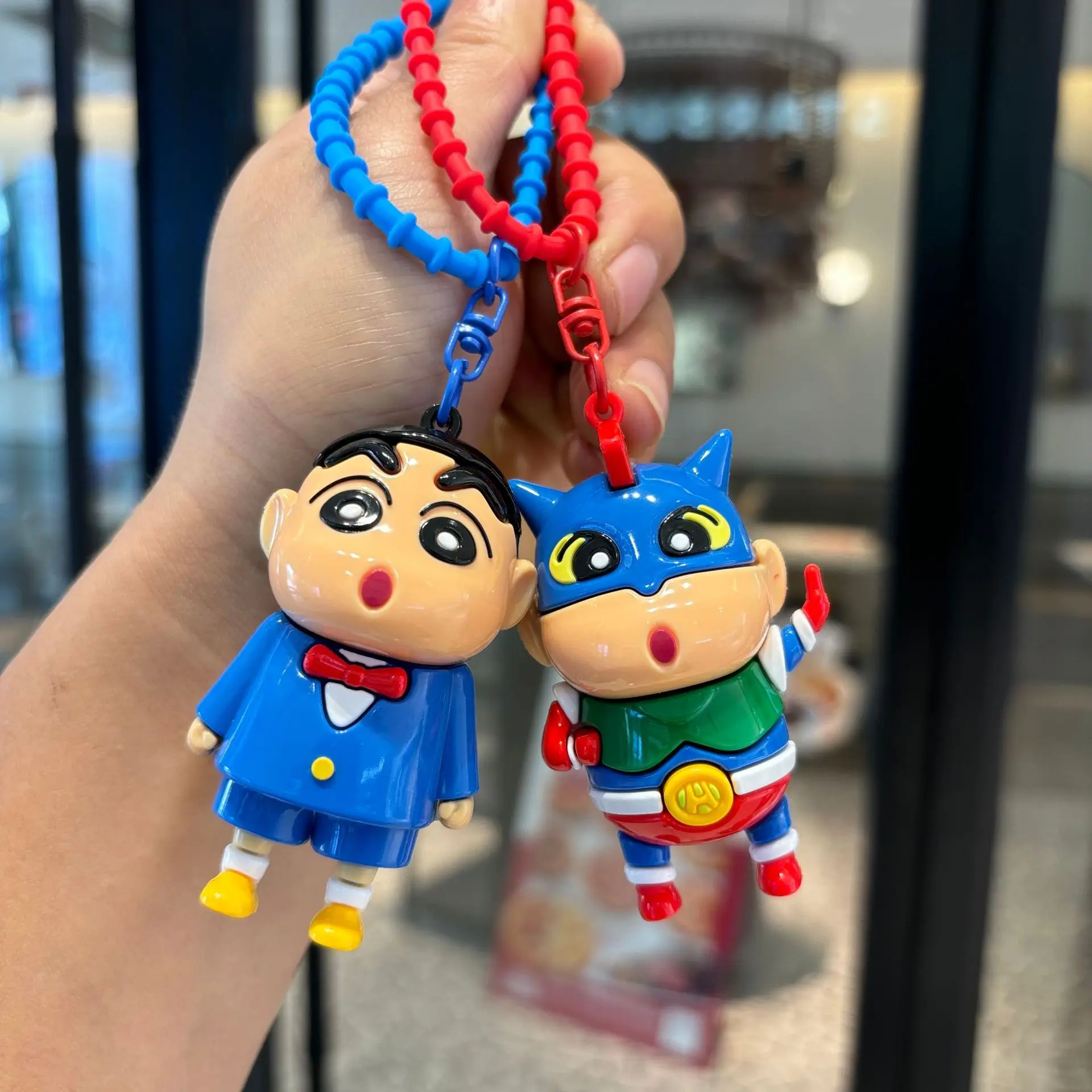 Crayon Shin Chan Anime Figure Keychain Keyrings for Children Itabag Schoolbag Pendant Accessories Bff Things Couple Keychain Toy