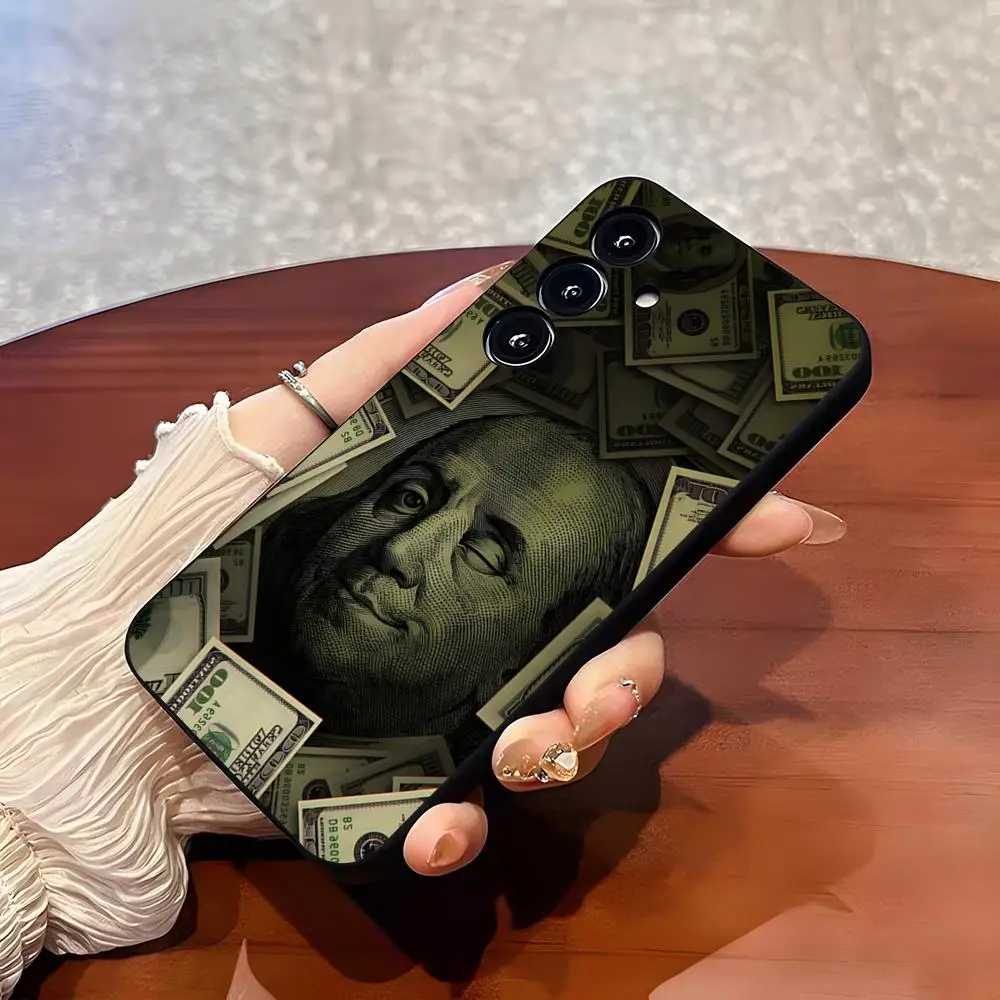 Dollar Cash Luxury Phone Case For Samsung S26 S25 Plus S20 S20 Plus S22 Ultra S23 FE S21 Plus S21 Ultra Soft Cover