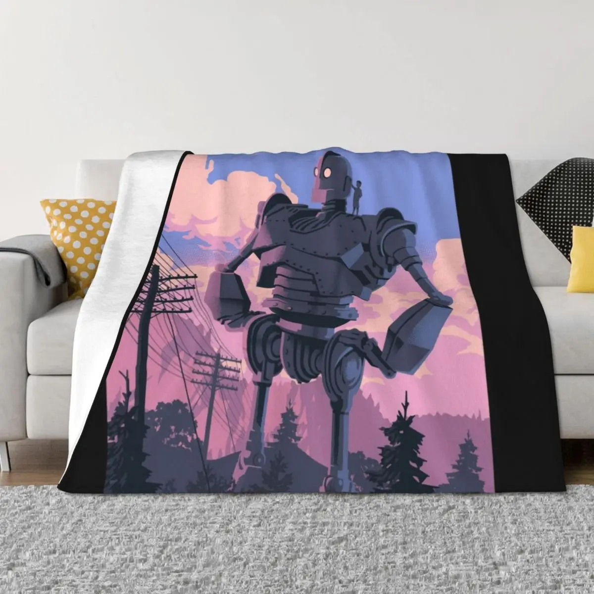 

Iron Giant Throw Blanket Stuffeds Hair Personalized Gift Extra Large Throw Blankets