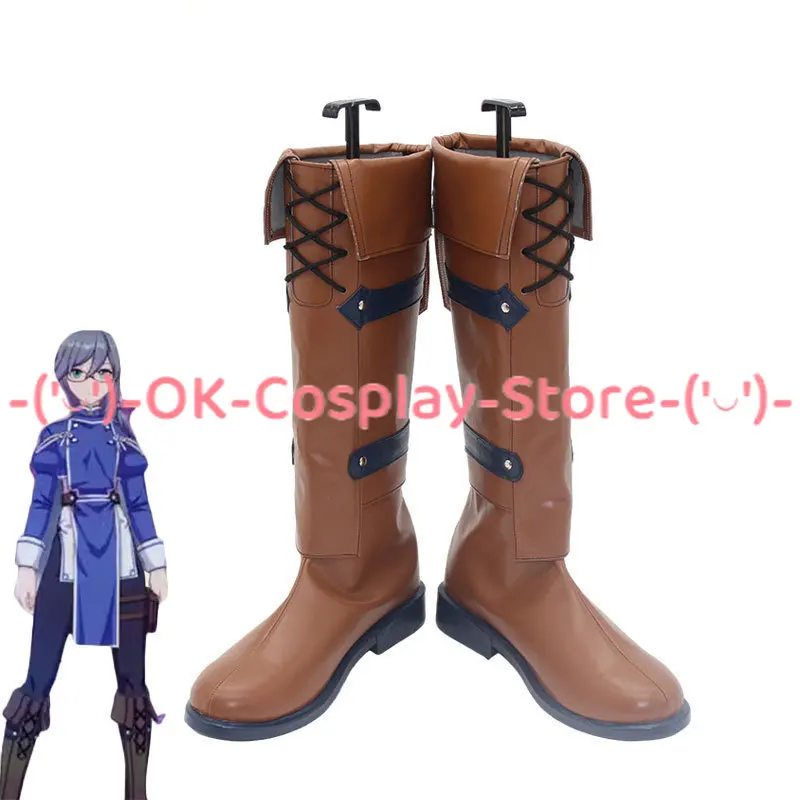 

Game Honkai Impact 3 Fuhua Cosplay Shoes PU Leather Shoes Halloween Carnival Boots Cosplay Props Custom Made