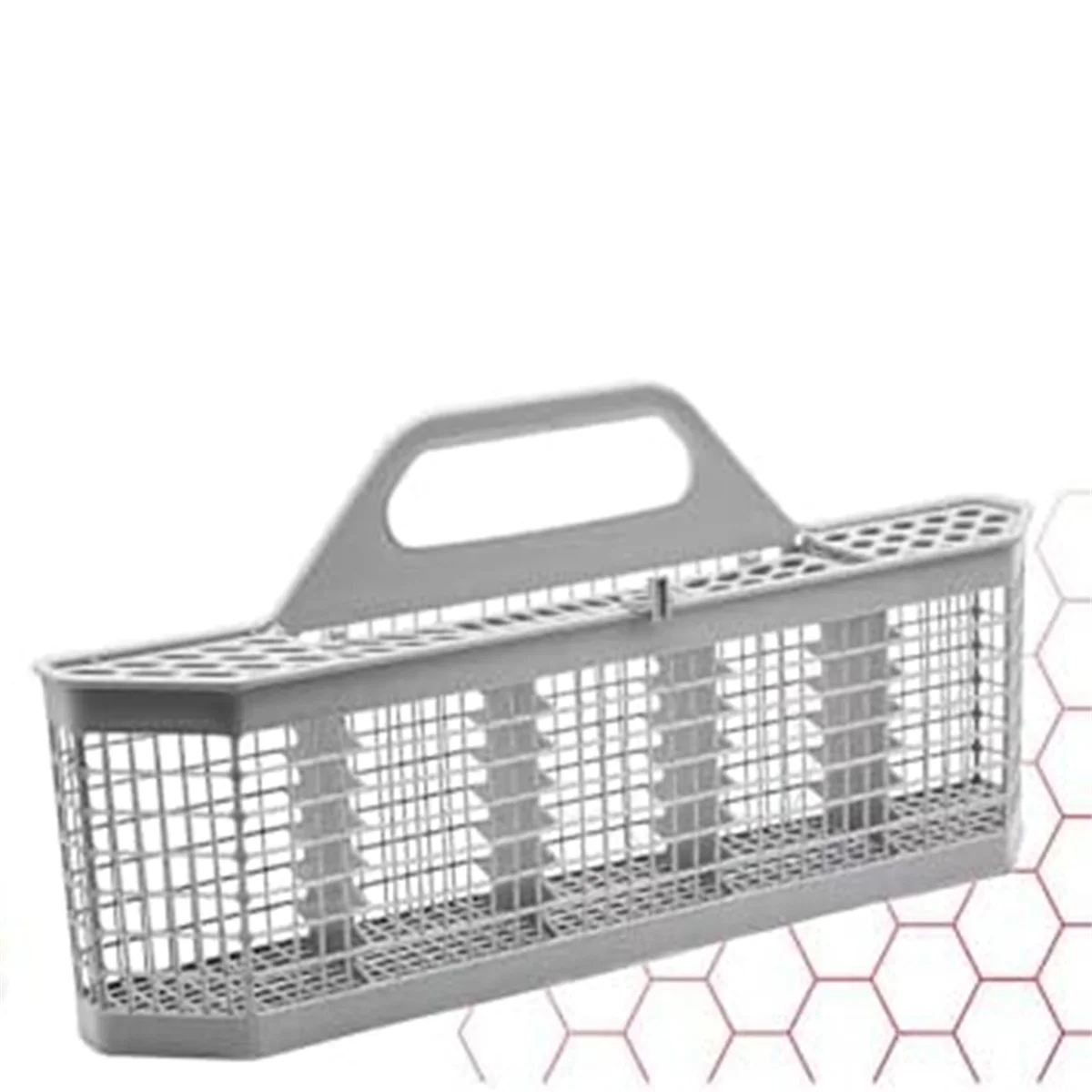 WD28X10128 Universal Dishwasher Ware Basket Replacement for WD28X10127, WD28X10131, WD28X10132,Dishwasher Basket-LITE