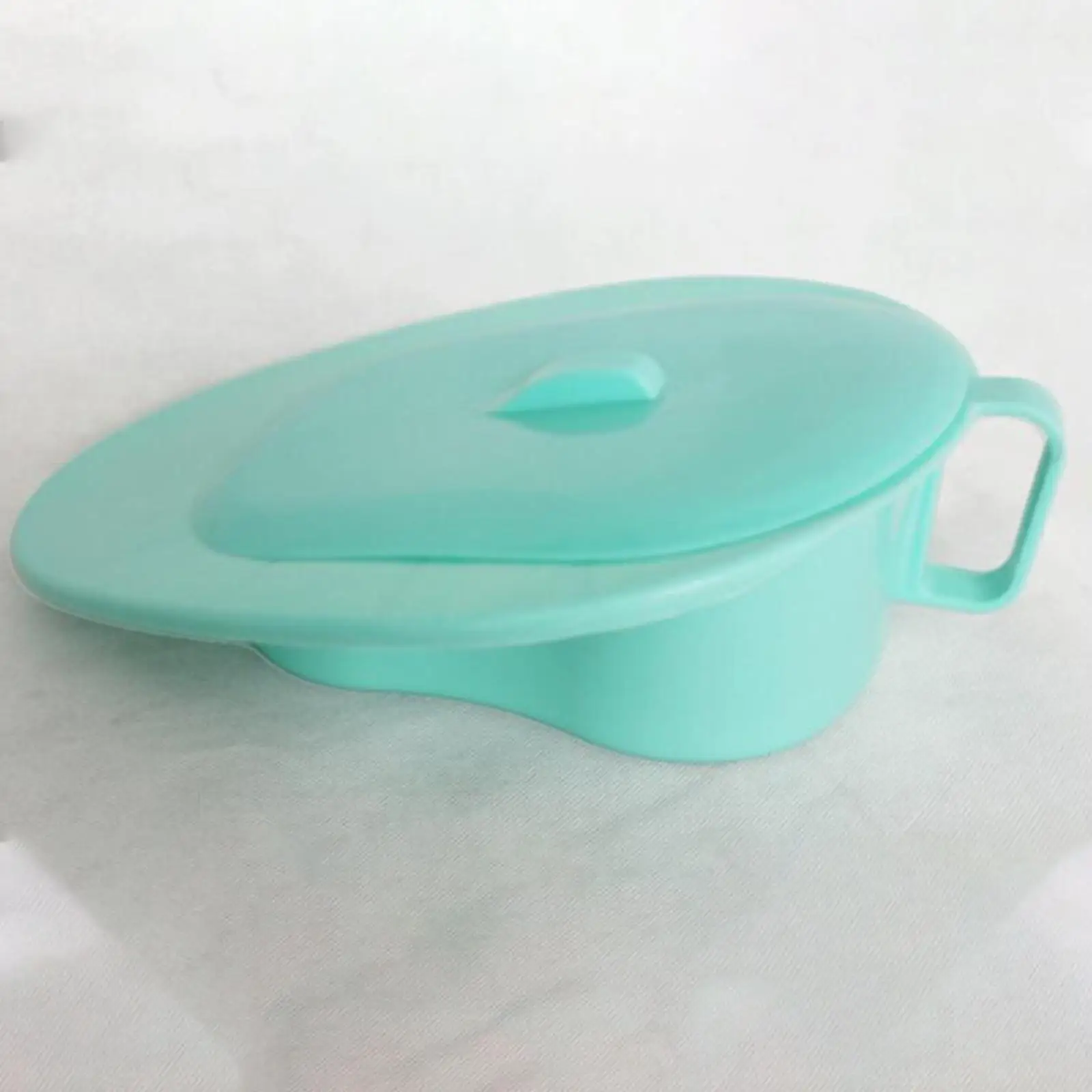 Thick Bedpan with Handle Easily to Clean Heavy Duty Emergency Device Load Bearing Bed Pan Portable Toilet for Old Man