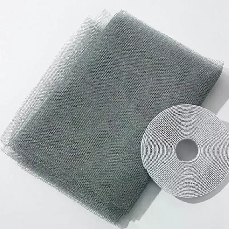 Anti Fly Mosquito Window Net Self-Adhesive Washable Fine Mesh DIY Cuttable for Patio Balcony Home Windows