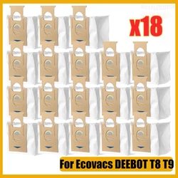 For Ecovacs DEEBOT OZMO T8 T9 Series T8 AIVI T8 Max N8 Pro Plus Robot Vacuum Cleaner Replacement Non-woven Fabric Bag Parts Kit