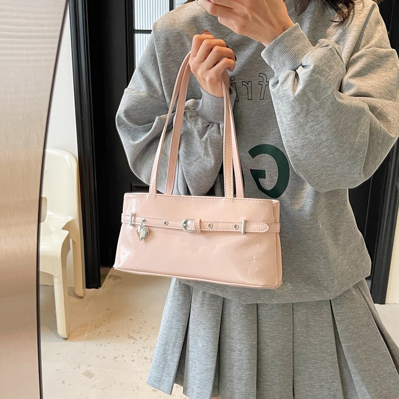 2025 new trendy Korean niche underarm bag for women  spring fashion tote a simple large capacity commuter bag
