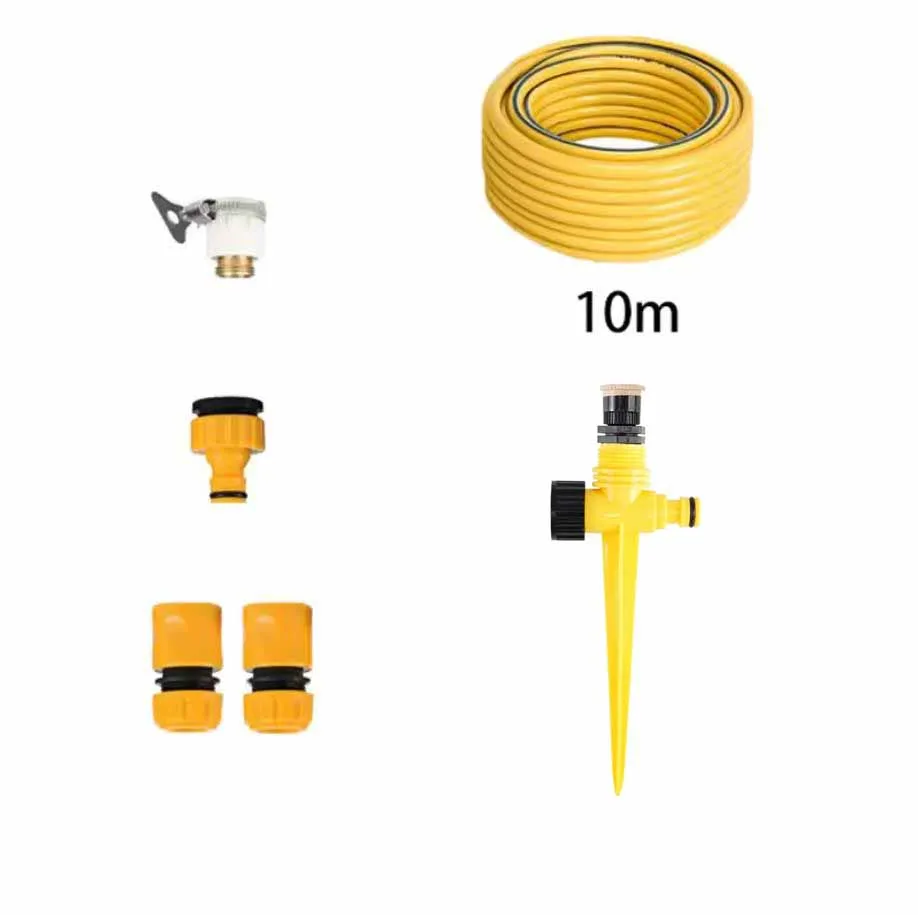 360 ° Automatischer Sprinkler, rotierendes Garten-Rasenbewässerungssystem, große Flächenabdeckung, Wassersprinklerdüse, Bewässerungszubehör – Detail 11