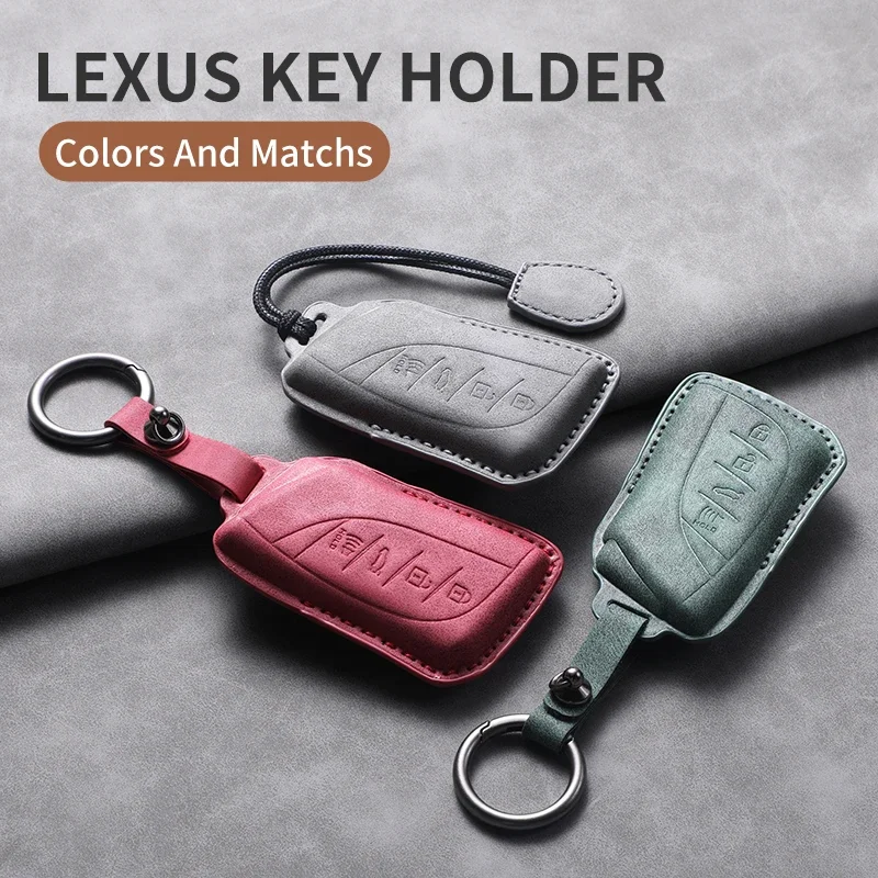 Leather Car Key Cov… - image