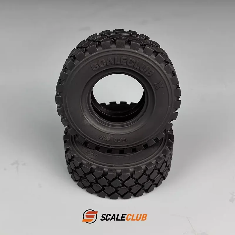 Scaleclub Model 1/14 95MM Diameter Off-road Truck off-road Trailer Band Militaire Vrachtwagen Band Voor Auto onderdelen Rc Truck Trailer