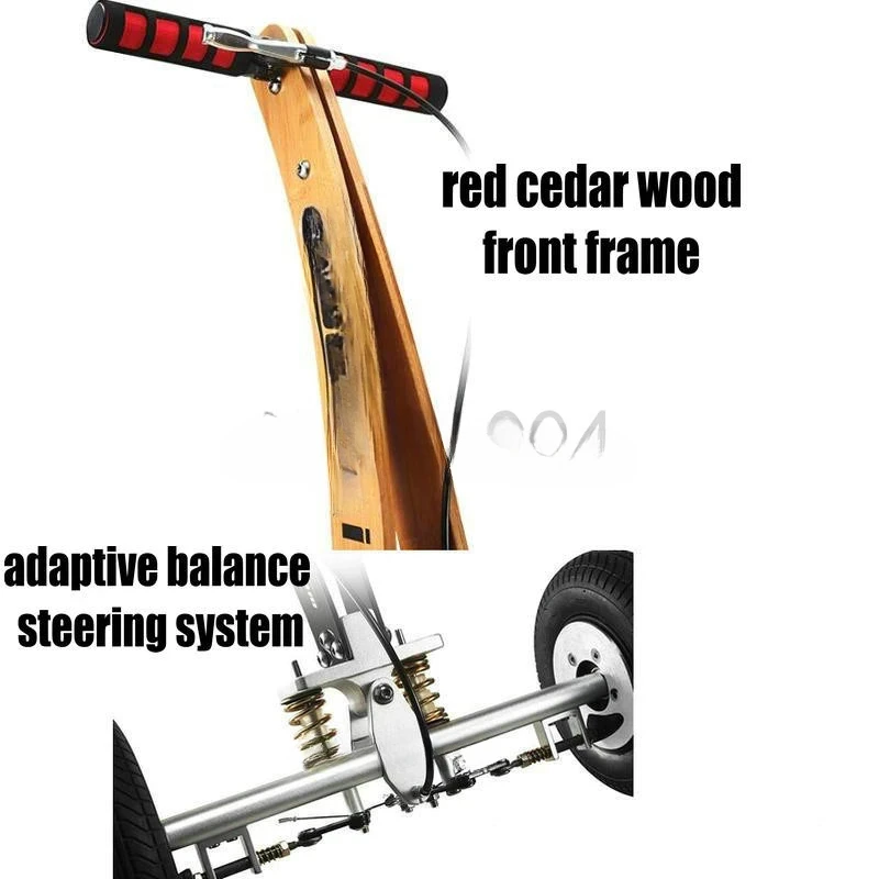 Stand Up Bike with Big Wheel, Exercise and Balance Training, Full Body Workout, Fitness Half Bicycle, 20 in
