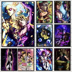 1 szt. Plakat JoJo Bizarre Adventure Anime samoprzylepna sztuka wodoodporna papierowa naklejka kawiarnia Bar dekoracja ścienna do pokoju