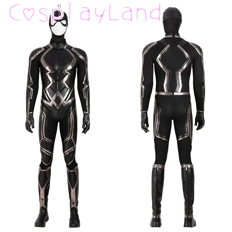 

Superhero Blackagar Boltagon in Multiverse of Madness Cosplay Costume Midnight King Battle Outfit Halloween Carnival Party Suit