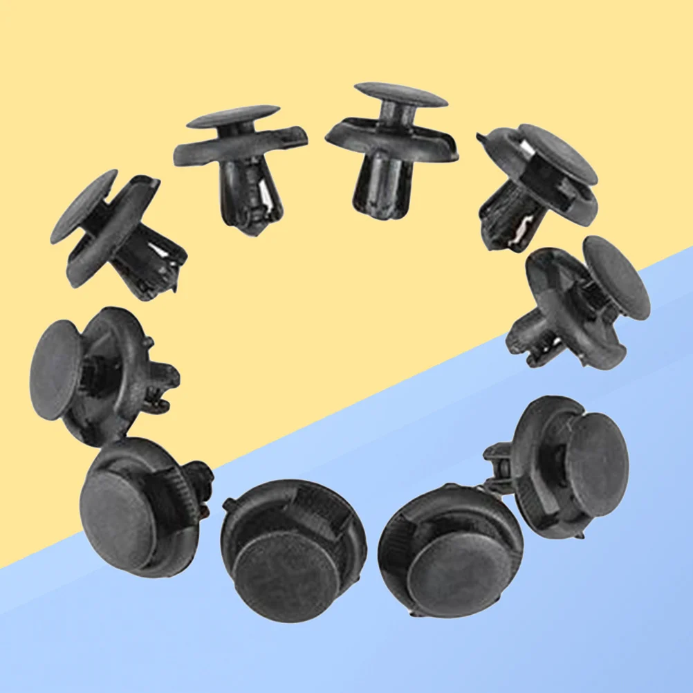 

100Pcs Nylon Leaf Liner Push Clips Car Push Retainer Rivet Fasteners for Bumpers Side Skirts Auto Accessories