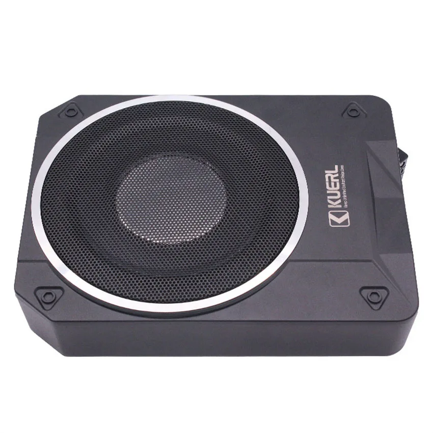 Ultra-thin Car Audio Subwoofer K-1001APR 10 Inch Modification Of 55mm Thick Aluminum Alloy Small Steel Gun 12V Active