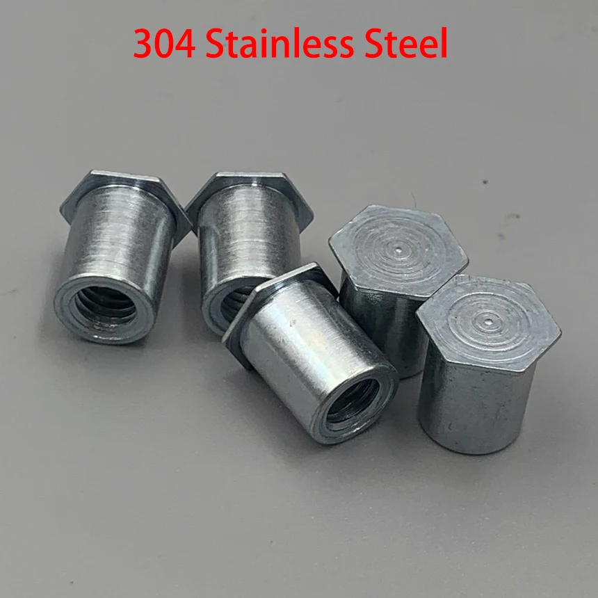 

M2 M2.5*3mm 4mm 5mm 6mm 7mm 8mm 9mm 10mm 11mm BSOS 304 Stainless Steel PEM Blind Hole Self-Clinching Standoff Rivet Stud Nut