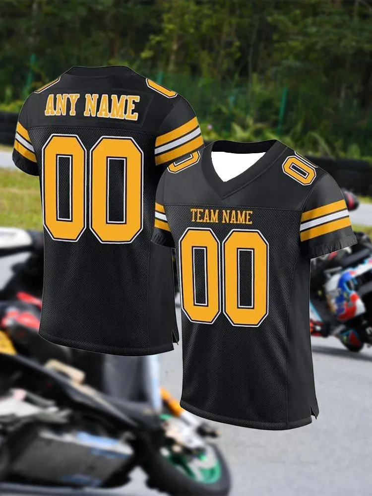 

Fashion trend brand 3D motorcycle racing track print short-sleeved T-shirt for men, summer breathable and quick-drying polyester
