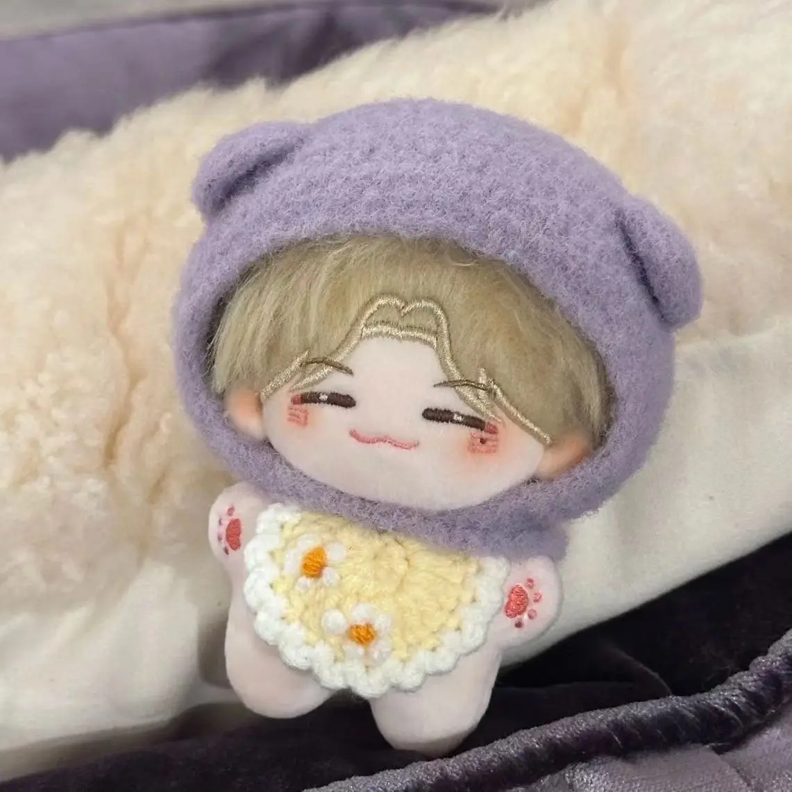 

Stuffed 10cm Anime KPop Lee Jihoon Woozi Starfish Body Cotton Doll Cartoon Plush Doll Toy Dress-up Clothes Fans Collectible Gift